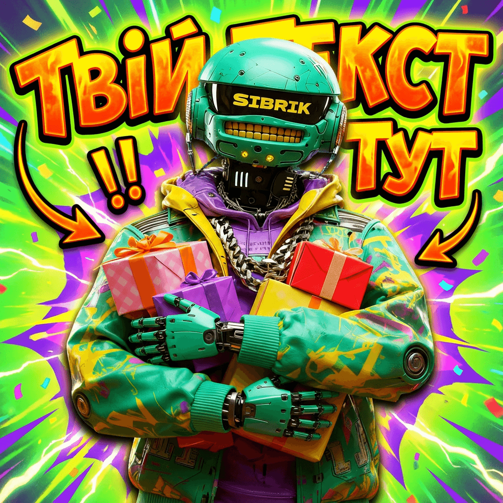 Стиль "Thumbnail з текстом-гігантом"