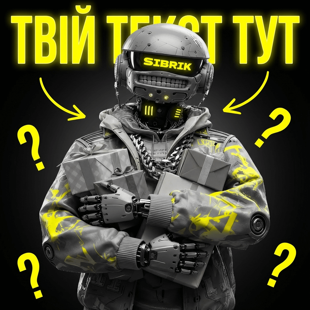 Стиль "Black & White + One Color Accent"